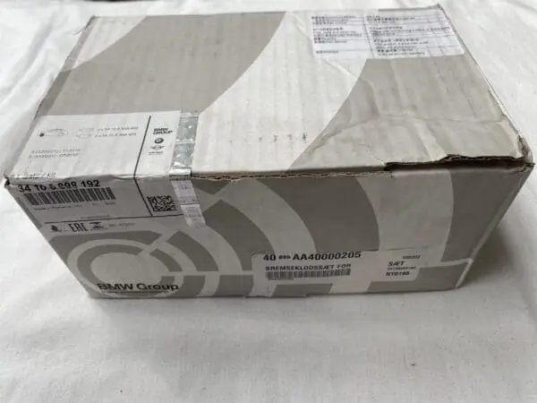 Original BMW Bremseklodssæt 34106898192