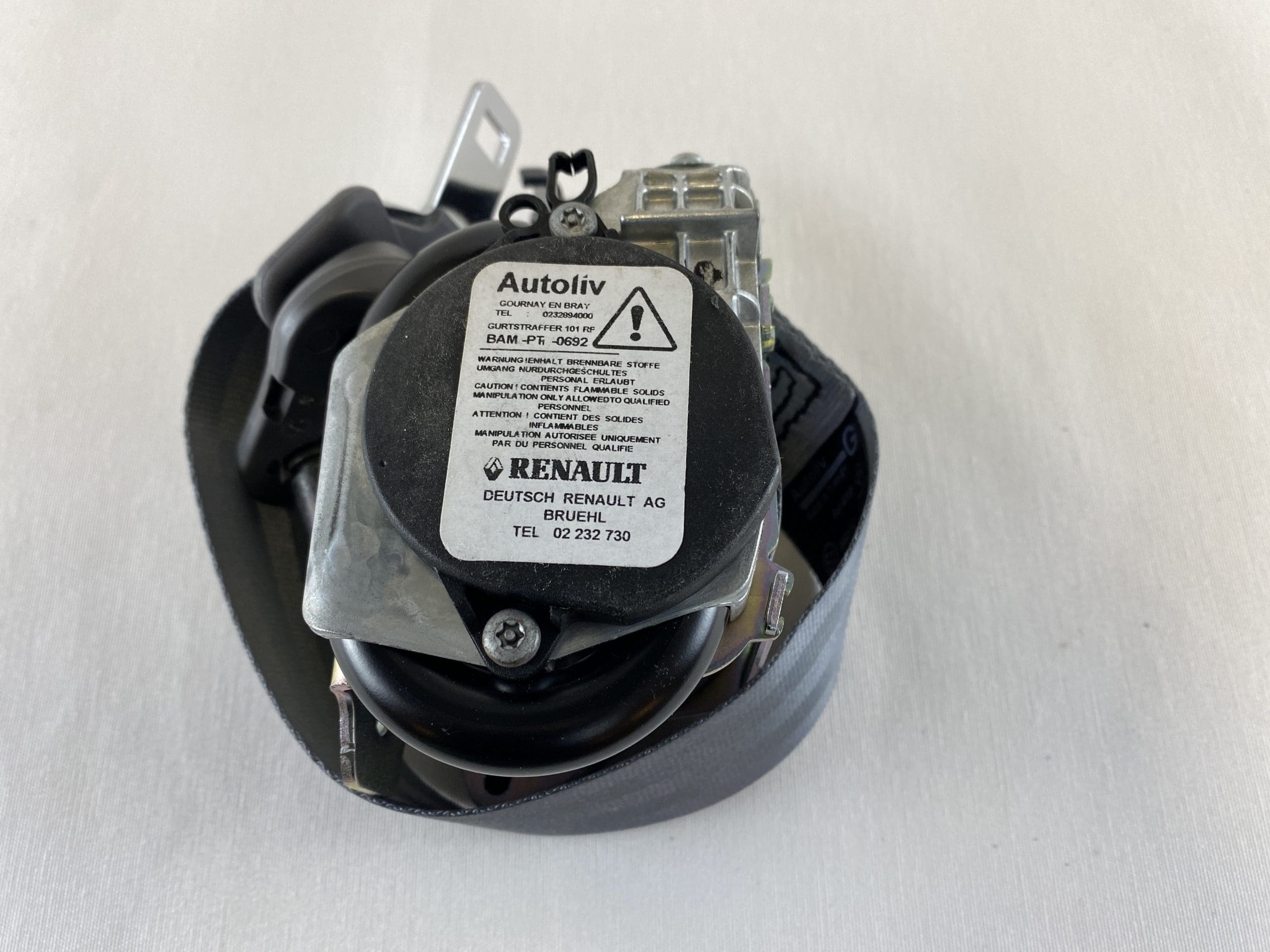 Original Renault Sikkerhedssele Venstre bag 8200046541